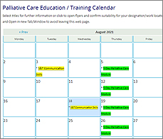 Ggc Calendar 2022 Primary Care Palliative Care Team